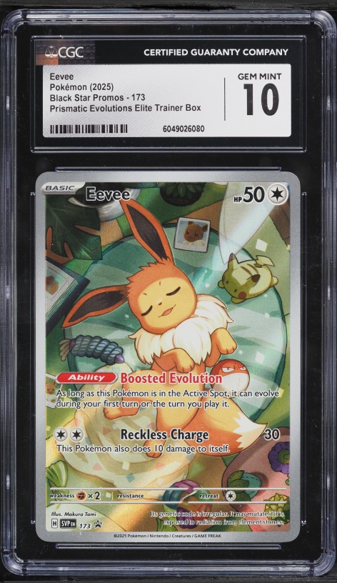 2019 Pokemon Japanese Playing Cards Old Maid Eevee PSA 10 GEM MINT