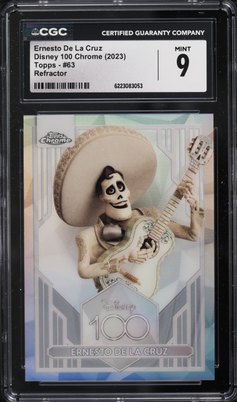 2023 Topps Chrome Disney 100 Ernesto De La Cruz #63 CGC AUTH on