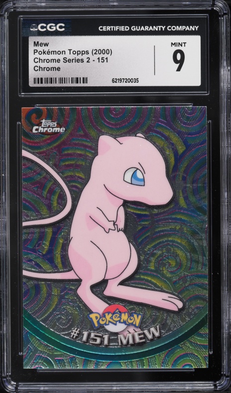 2000 Pokemon League Black Star Promo Mew #8 CGC AUTH on Fanatics