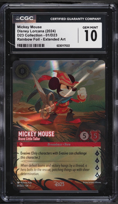 2022 Disney Lorcana Promo D23 Expo Collector's Set Mickey Mouse