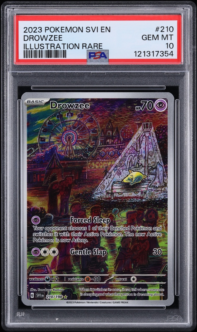 2023 Pokemon Scarlet & Violet IR Drowzee #210 PSA 10 GEM MINT
