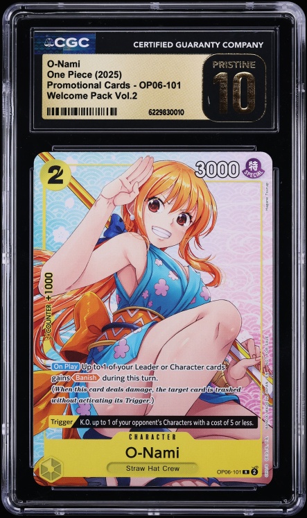 ONE PIECE Baskin Robbins ナミ コラボカード 2025 One Piece X Baskin Robbins Campaign Collection Card Nami PSA