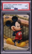 2025 Topps Chrome Disney Superfractor Mickey Mouse 1/1 #1 PSA 9