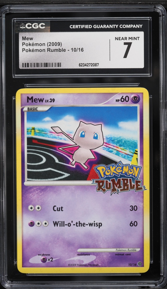 2009 Pokemon Platinum Rumble Mew #10 CGC 7 NRMT