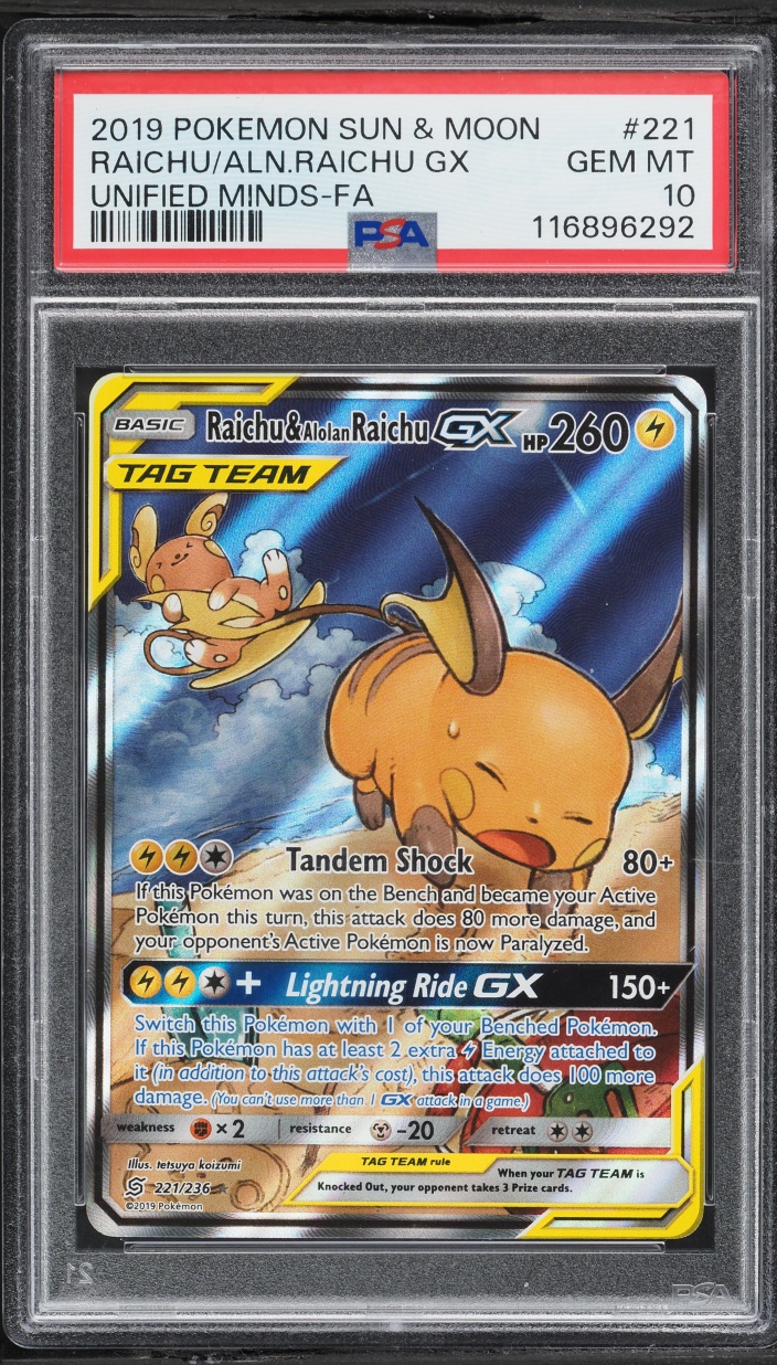 Raichu & Alolan Raichu GX