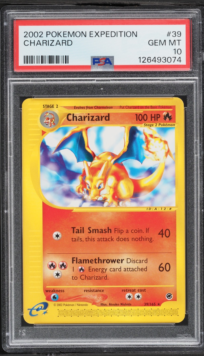 2002 Pokemon Expedition Charizard #39 PSA 10 GEM MINT