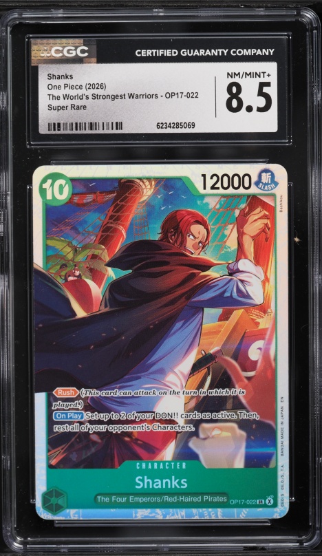 2025 One Piece 2nd Anniversary Set Leader Shanks #OP09-001 PSA 10
