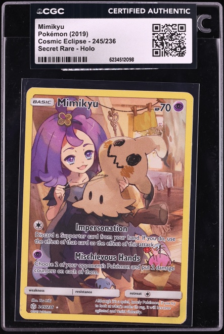 2024 Pokemon Japanese Sv-P Promo Gym Promo Pack 6 Mimikyu #156 PSA