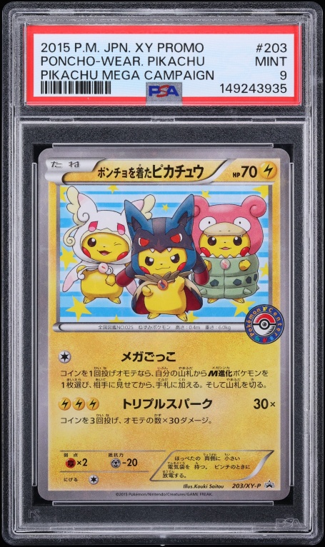 Poncho-Wear Pikachu