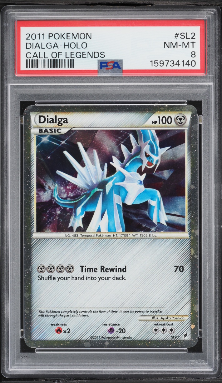 2011 Pokemon Call Of Legends Holo Dialga #SL2 PSA 8 NM-MT
