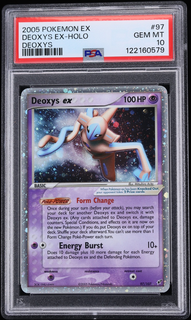 2005 Pokemon EX Holo Deoxys Ex #97 PSA 10 GEM MINT