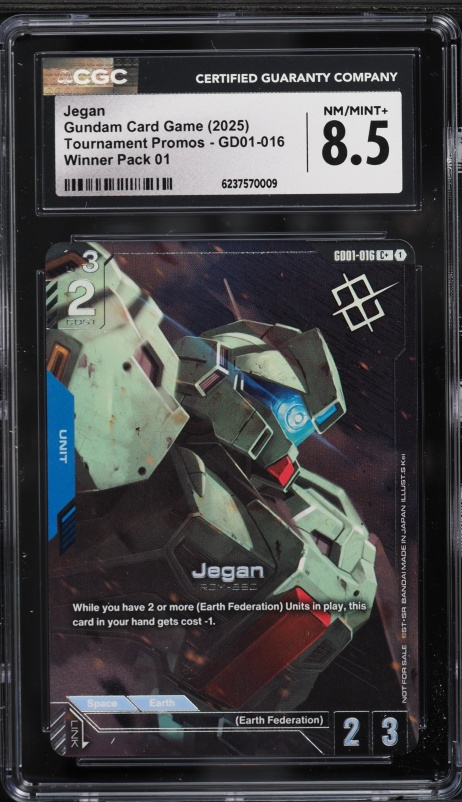 2025 Gundam Card Game Promo Championship Winner LR Wing Gundam