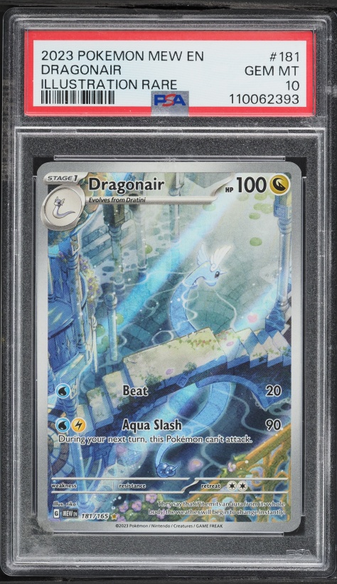 2023 Pokemon Scarlet & Violet 151 IR Dragonair #181 PSA 10 GEM MINT
