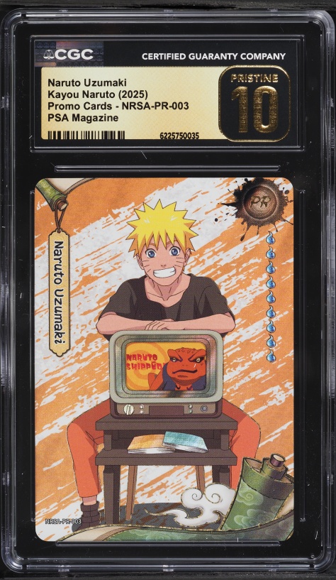 2025 Kayou Naruto Promo Cards PSA Magazine Naruto Uzumaki #NRSA-PR