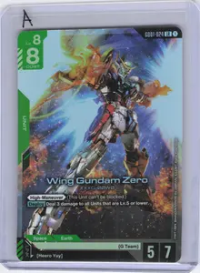 2025 Gundam Card Game Newtype Rising LR Wing Gundam Zero #GD01-024