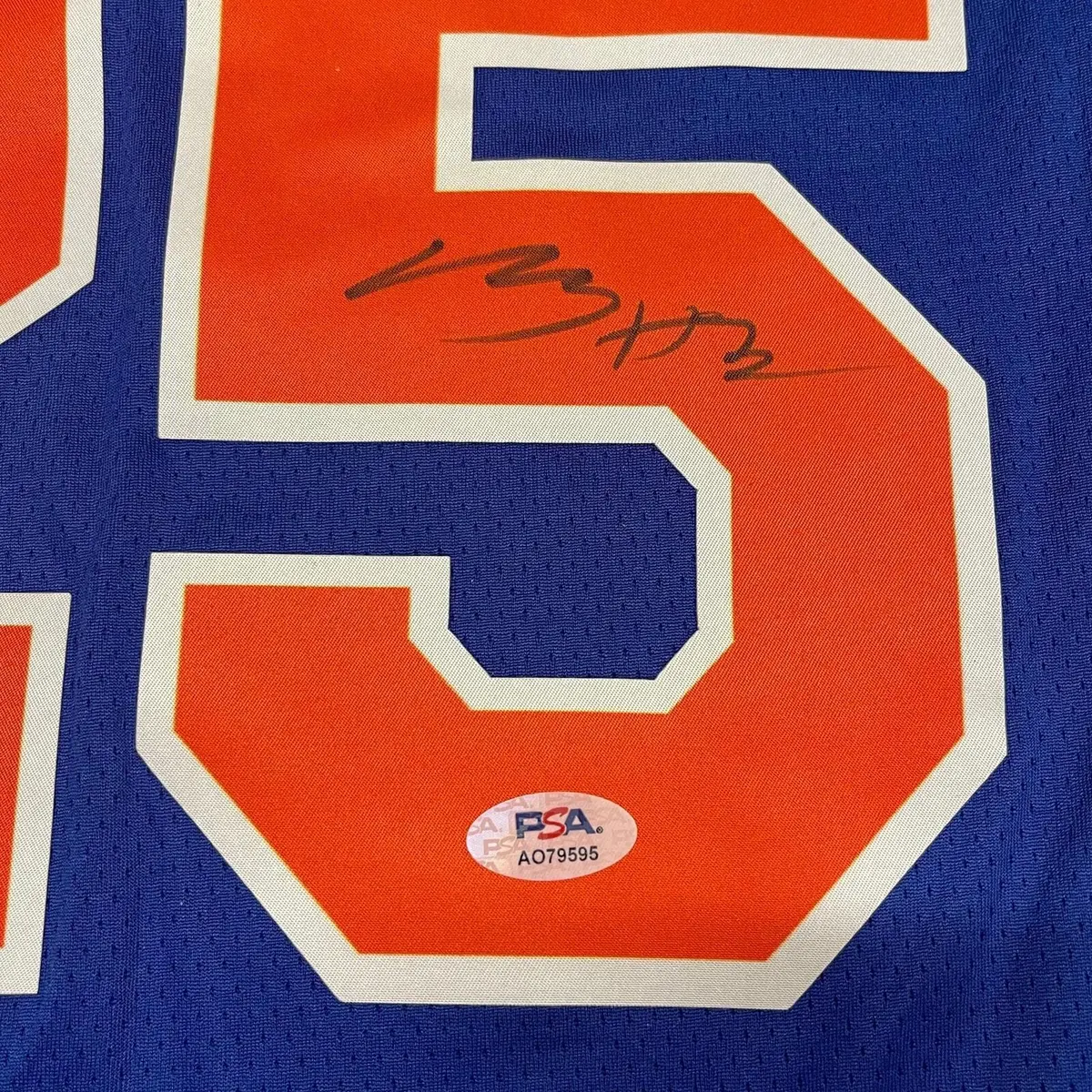Mikal Bridges signed jersey PSA/DNA New York Knicks Autographed on