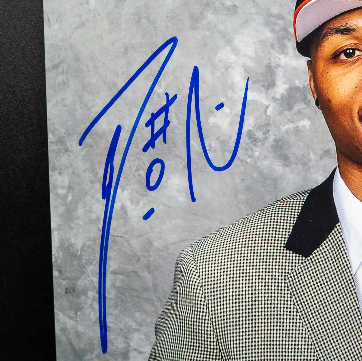 Damian Lillard Signed 11x14 Photo JSA Portland Trail Blazers on