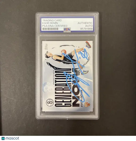 Egor Demin 2025 Topps Generation#GN-8 Signed Card PSA Autographed