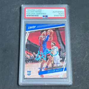 2020 Panini Prizm Draft Picks Global Killian Hayes ROOKIE #96 PSA
