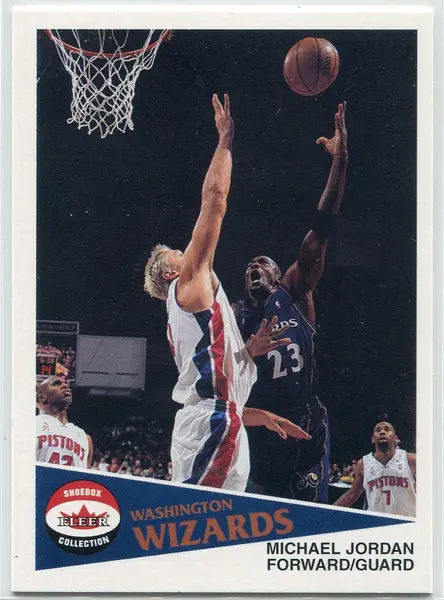Michael Jordan 2001 - 2002 Fleer Shoebox Collection Card #137