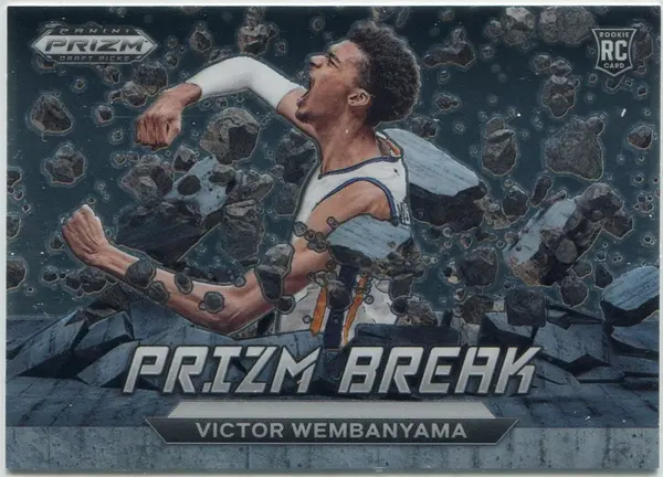 Victor Wembanyama 2023 - 2024 Panini Prizm Draft Picks Prizm Break RC #1