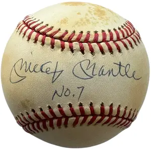 Phil Rizzuto Autographed Official American League Baseball on