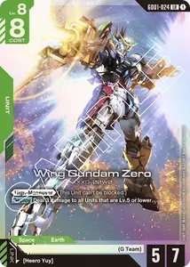 2025 Gundam Card Game Promo Championship Winner LR Wing Gundam