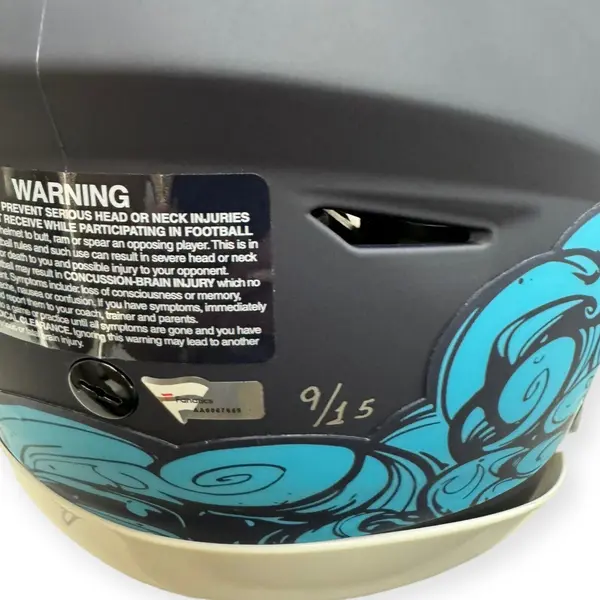 Tom Brady & Patrick Mahomes Autographed Super Bowl LV Flex Helmet LE /15 Fanatics