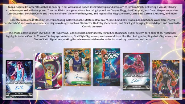 2025-26 Topps Cosmic Chrome Basketball Hobby Box