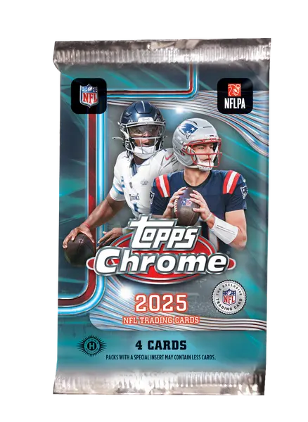 2025 Topps Chrome Football Hobby Box