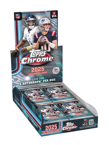 2025 Topps Chrome Football Hobby Box
