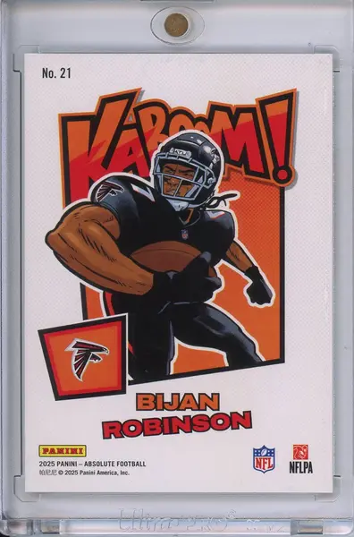 2025 Panini Absolute Bijan Robinson #21 KABOOM!