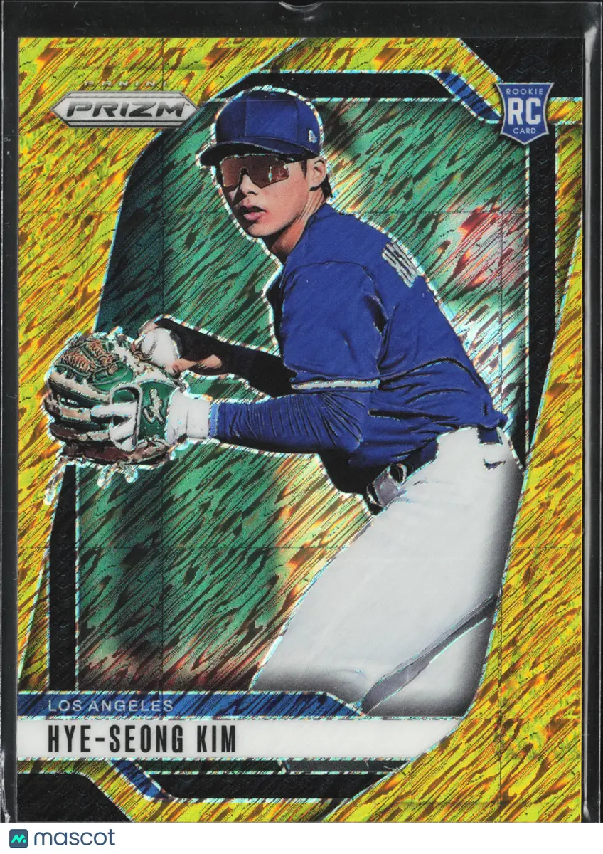 2025 Panini Prizm Baseball Hye-Seong Kim #72 Gold Shimmer on