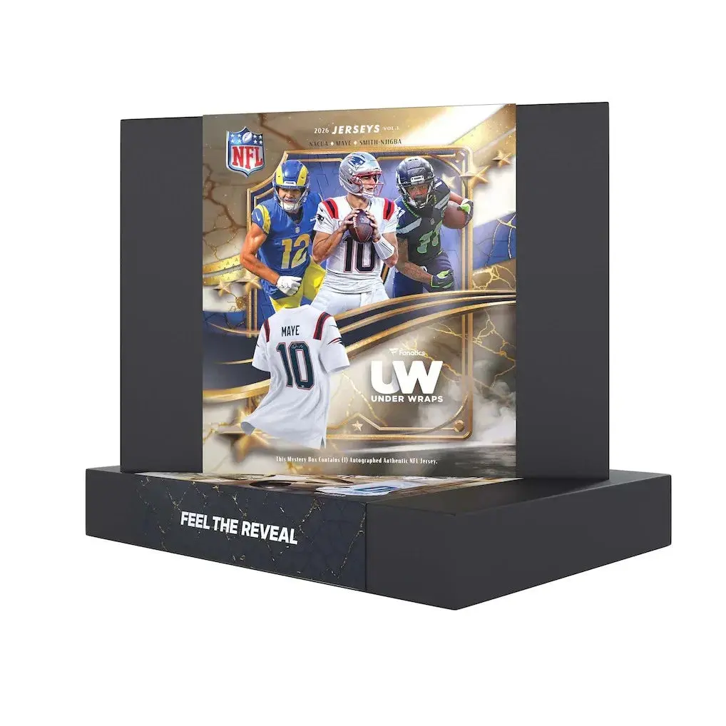 2026 Under Wraps Autographed NFL Single Jersey Vol. 1 Mystery Box