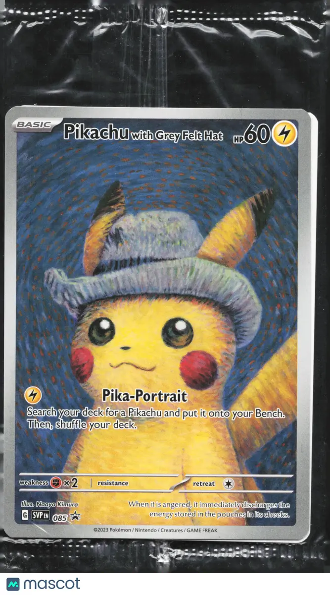 2023 Scarlet & Violet Pikachu With Grey Felt Hat #SVP EN 085 Promo