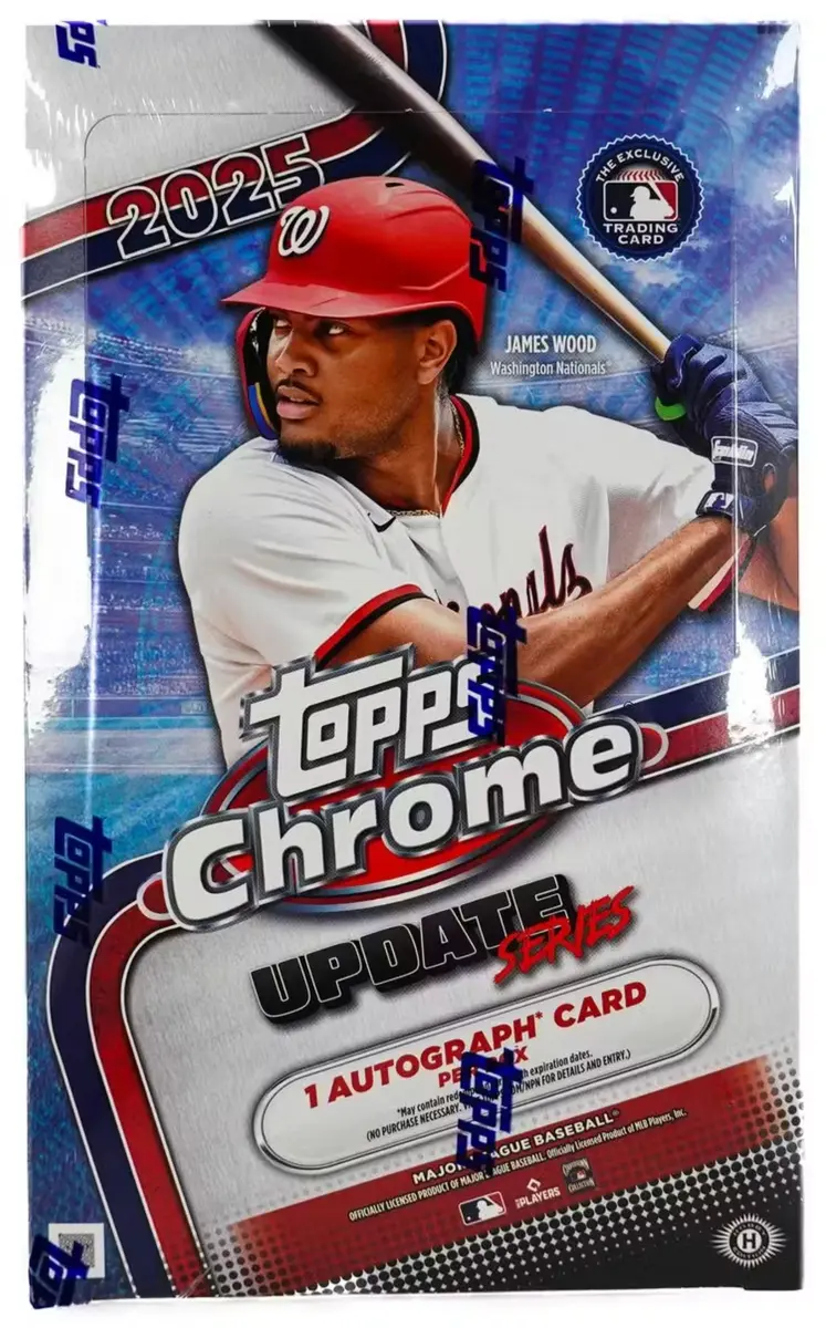 2025 topps updates baseball trading cards 20ct booster display box Update Series featuring MLBs top pitchers 2025 Topps Update Series Baseball