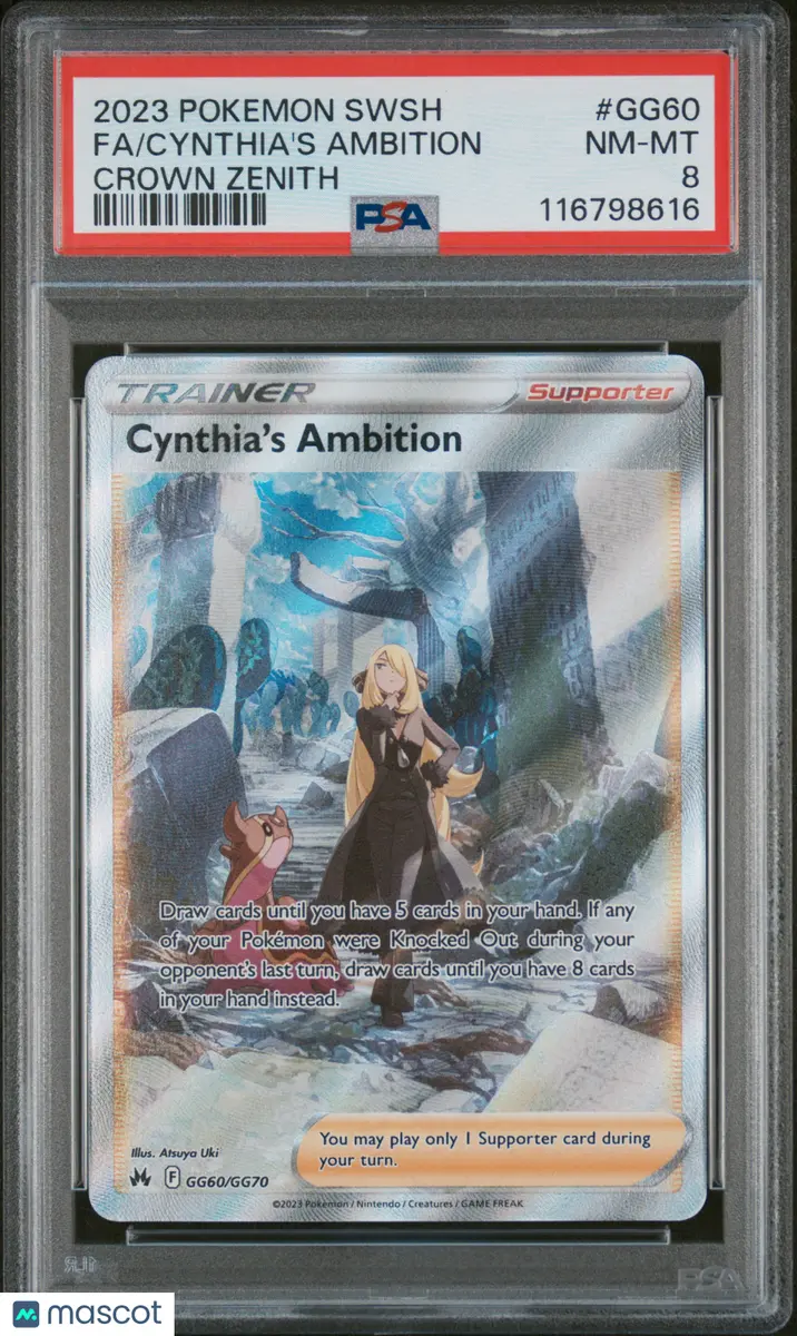 2023 Pokemon Sword & Shield Crown Zenith Cynthia's Ambition GG60