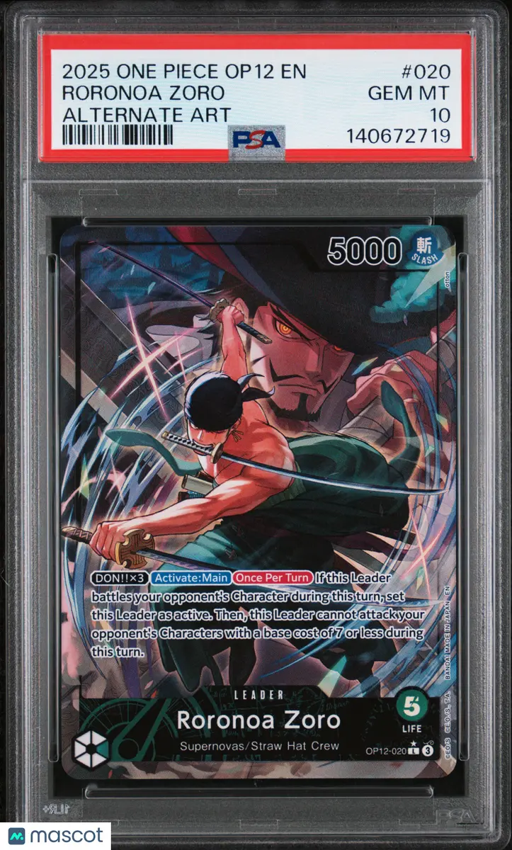 2025 One Piece Op12-Legacy Of The Master Roronoa Zoro #020