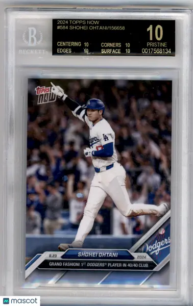 2024 Topps Now Shohei Ohtani #584 BGS 10 Black Label