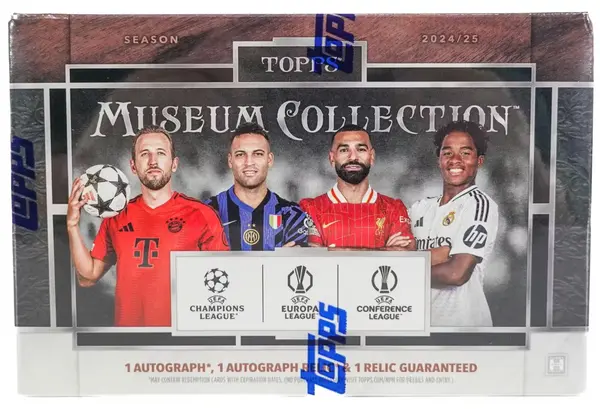 2024 - 25 Topps UEFA Club Competitions Museum Collection Soccer Hobby Box