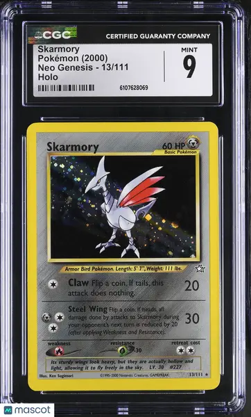 2000 Pokemon Neo Genesis Skarmory #13/111 CGC 9