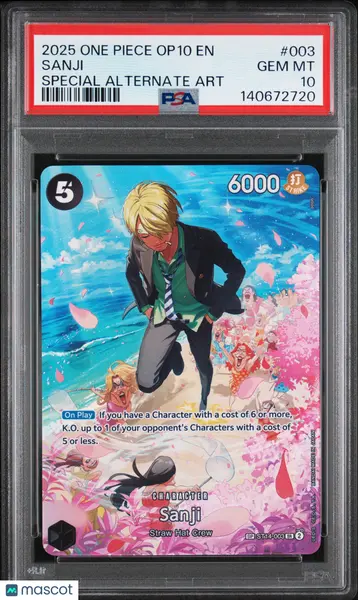 2025 One Piece Op10-Royal Blood Sanji #003 Special Alternate Art