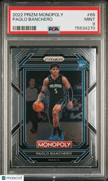 2022 Panini Prizm Monopoly Paolo Banchero #66 PSA 9 on Fanatics