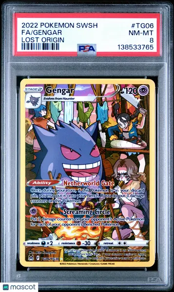 2022 POKEMON SWORD & SHIELD LOST ORIGIN #TG06 FA/GENGAR LOST ORIGIN