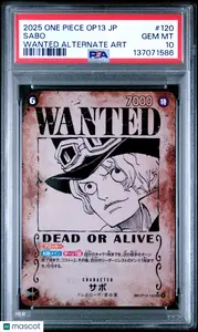 2025 One Piece Japanese Op13-Carrying On His Will Sabo #120