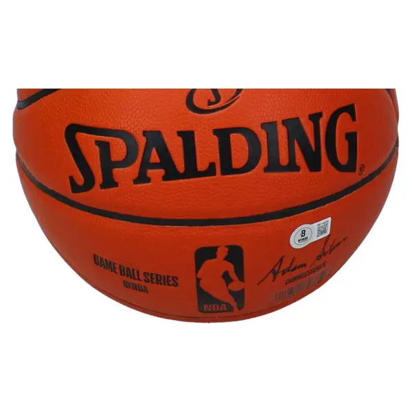 Dominique Wilkins Autographed / Inscribed Spalding I/O Basketball Beckett