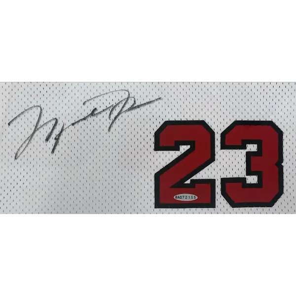 Michael Jordan Autographed Chicago Bulls Original M&N Rookie Jersey UDA LE 110/123