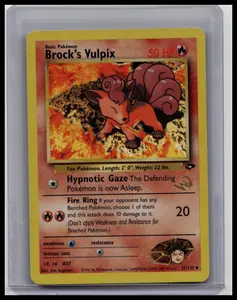 Pokemon Card - Brock's Vulpix Gym Challenge 37/132 Uncommon