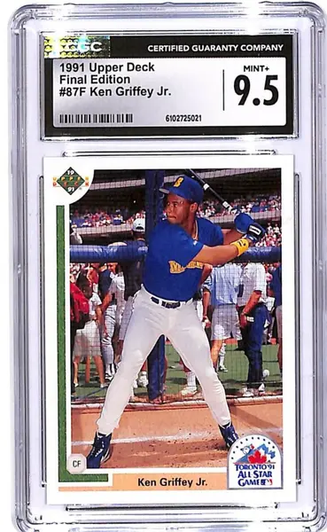 1991 Upper Deck Ken Griffey Jr Final Edition #87F CGC 9.5 Mariners