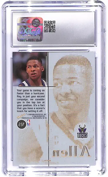 1998-99  Ray Allen Skybox Molten Metal - Fusion Heavy Metal #25F CGC 8